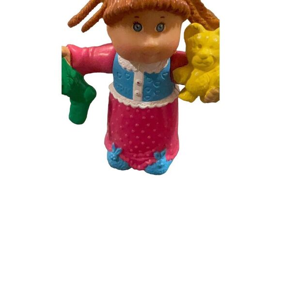 Vintage Cabbage Patch Kids CPK Doll Mini Figures Figurines 1992 Girl Christmas - Picture 3 of 12